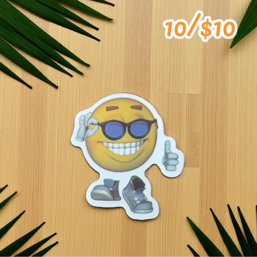 COOL GUY Emoji Sticker